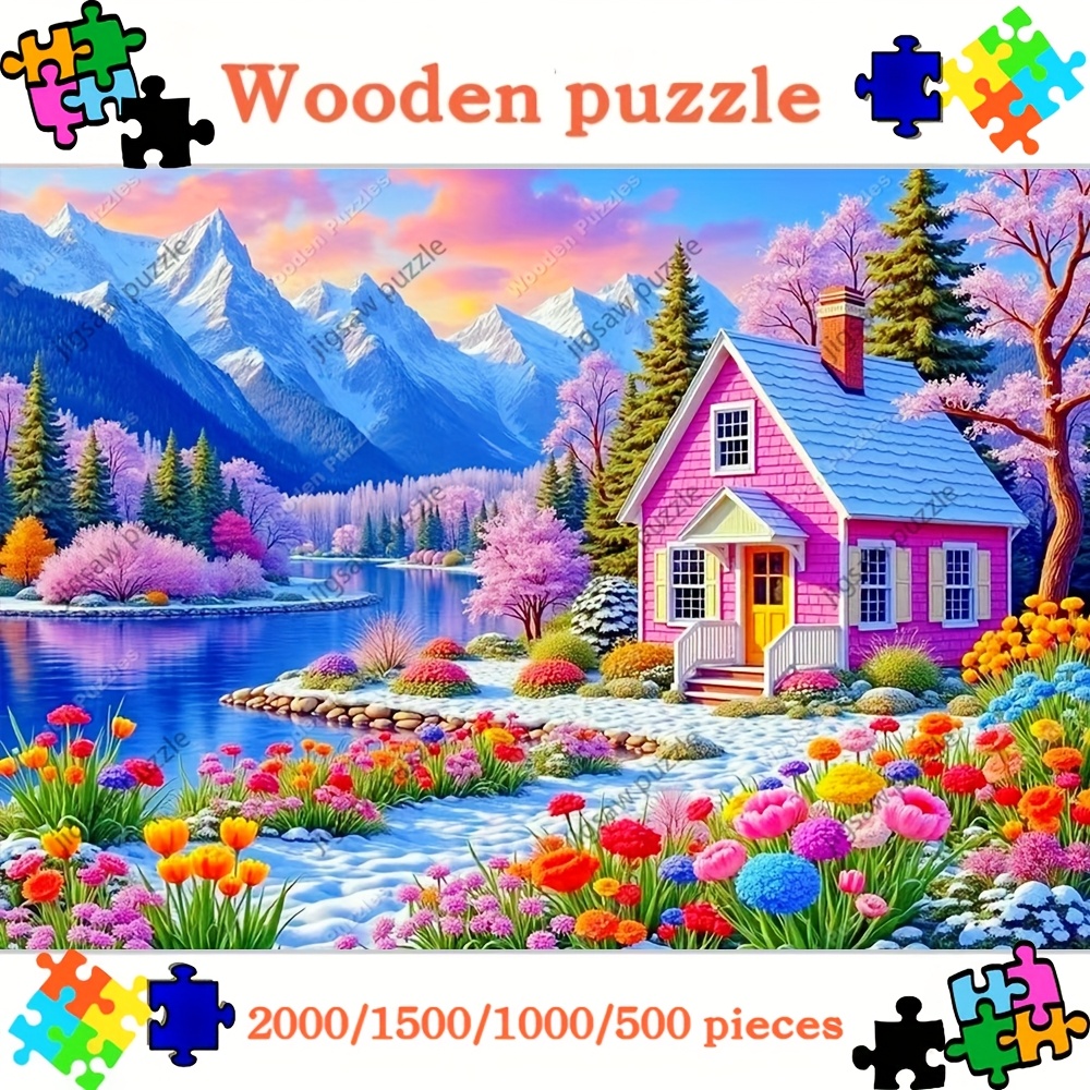 Jigsaw Puzzle Adult - 2000/1500/1000/500 шт. деревянные пазлы для взрослых
