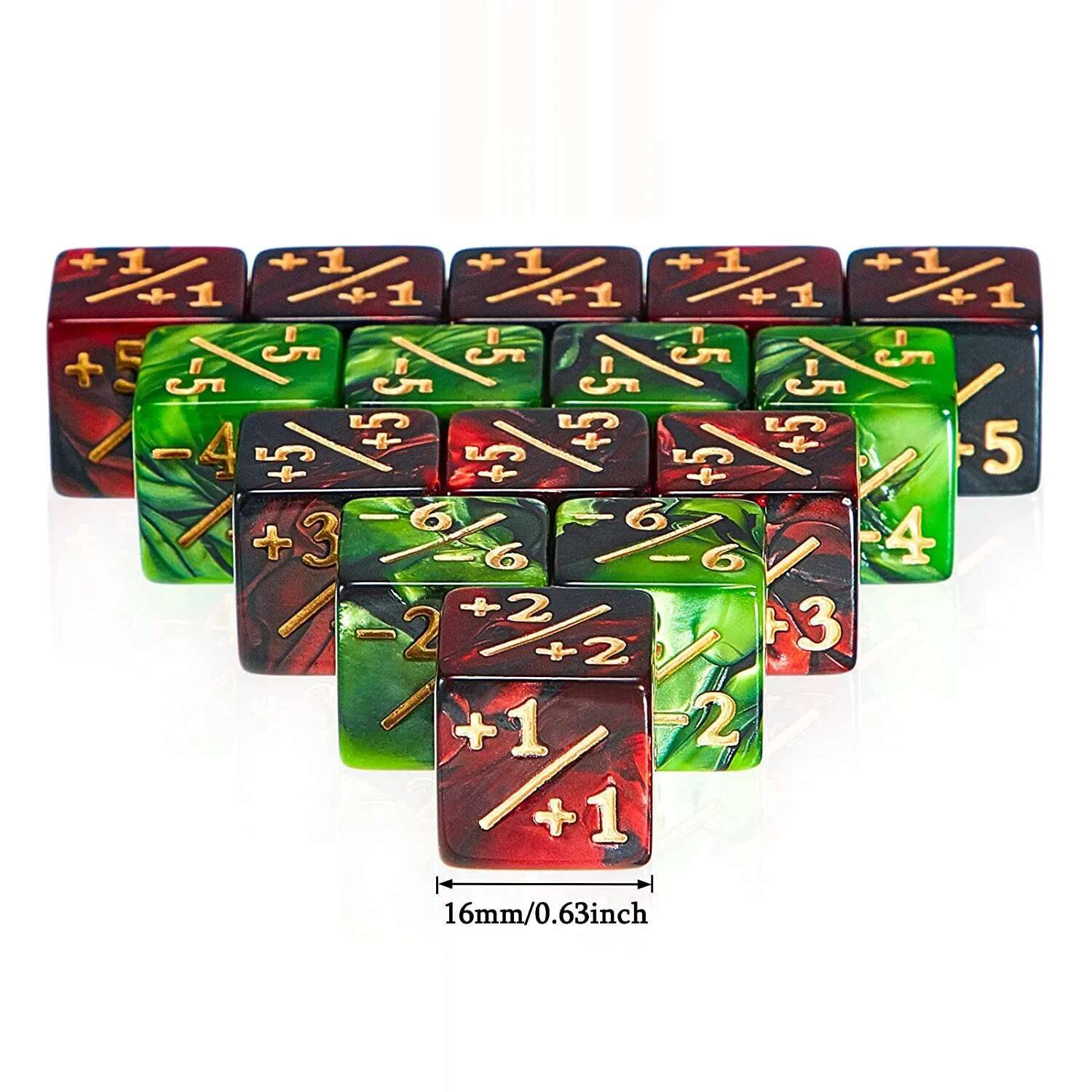 Game Token Counter - Новые 10 шт. 16-миллиметровые 6-гранные счетные