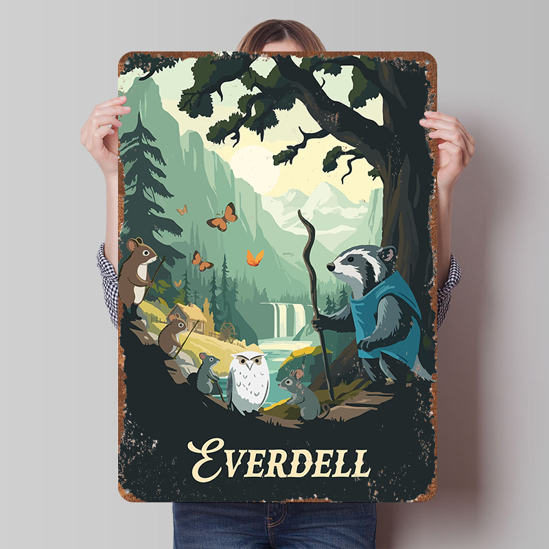 Board Game Inspiration - Металлическая винтажная табличка Everdell: постер из