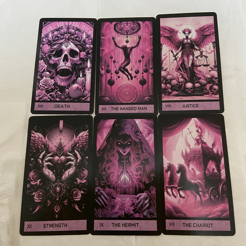 Розовая готическая колода Таро – обзор и цена Board Game Horror
