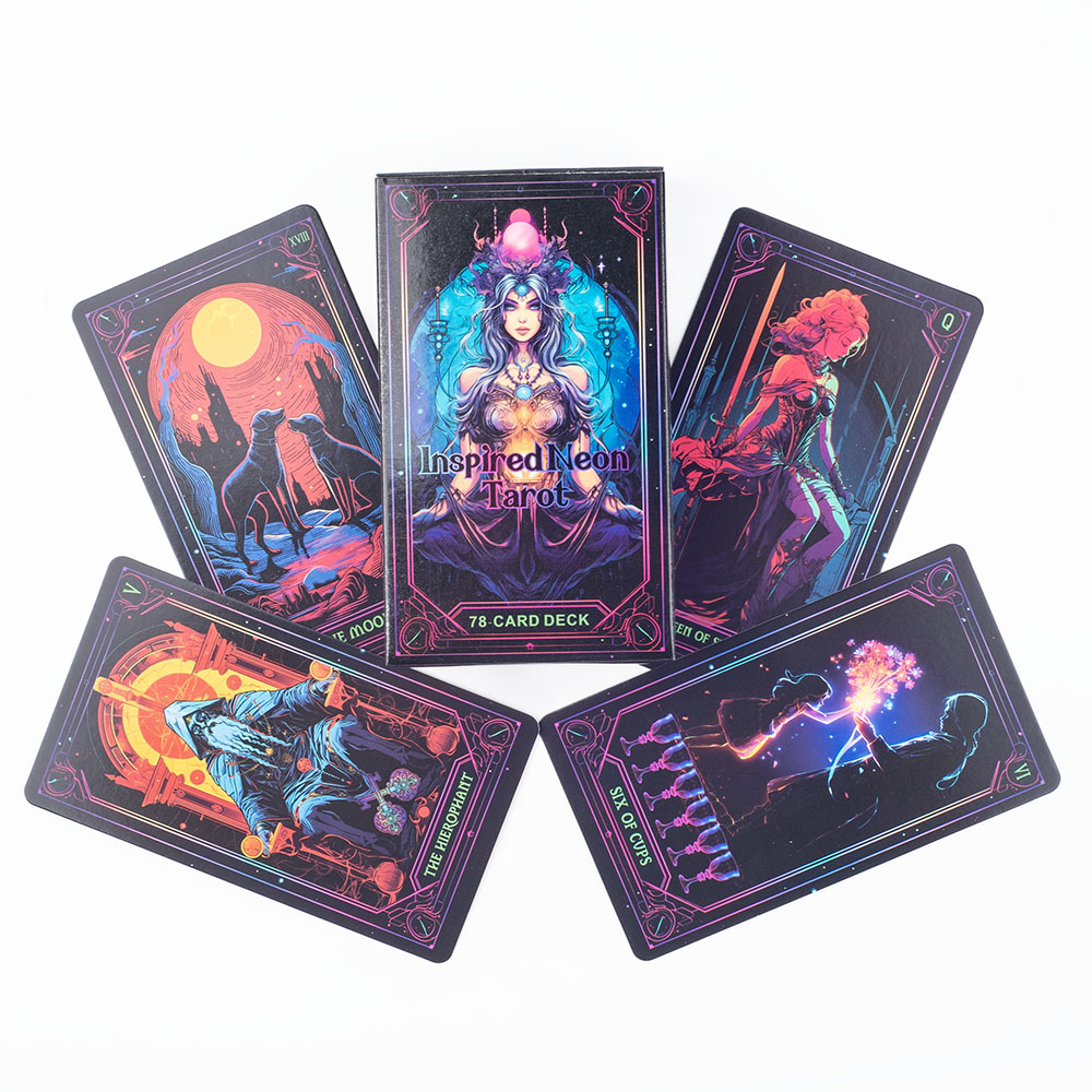Колода карт Таро Inspired Neon – обзор и цена Board Game Inspiration