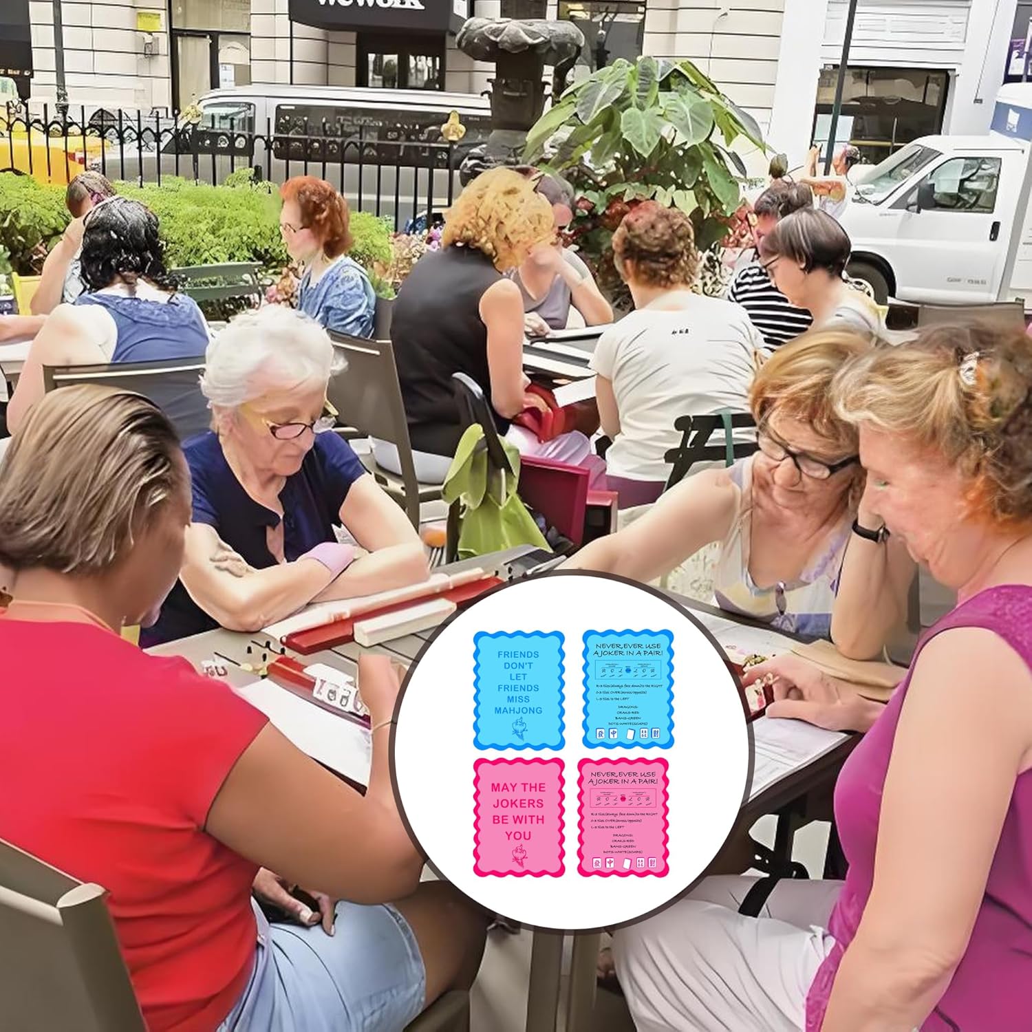 Набор из 4 пластиковых карточе – обзор и цена Board Game Mahjong