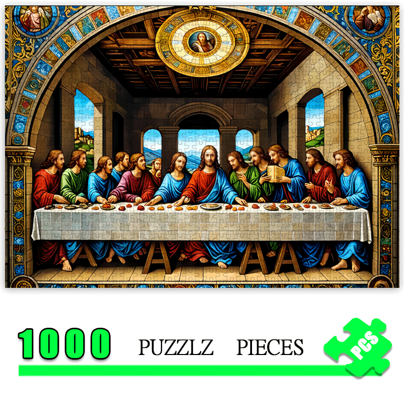 1000 шт. Пазл «Тайная вечеря»  – обзор и цена Jigsaw Puzzle Adult
